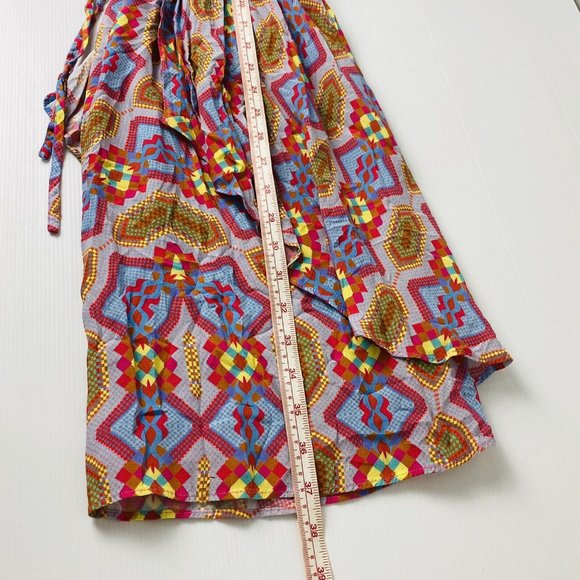 Country Road Dress Multicolored Colorful Geometric Hippie Size 6 XS - Picture 12 of 12